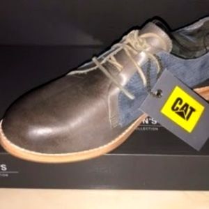Caterpillar Women's Oxfords Leather and Corduroy Size 7.5 New in Box